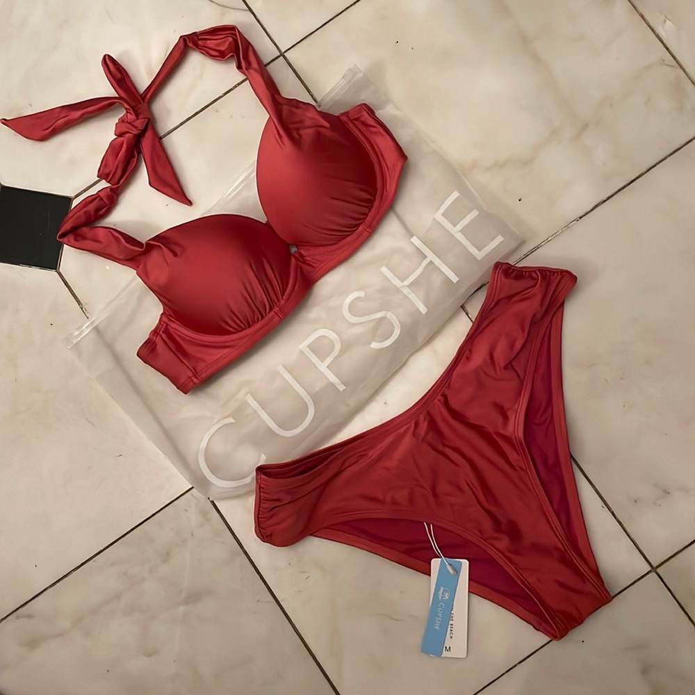 Cupshe NWT Pink Bikini